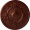 Ekena Millwork Flower Ceiling Medallion (Fits Canopies up to 3 7/8"), Hand-Painted Antique Copper, 27"OD x 1 1/8"P CM27FLACS - alternate 1